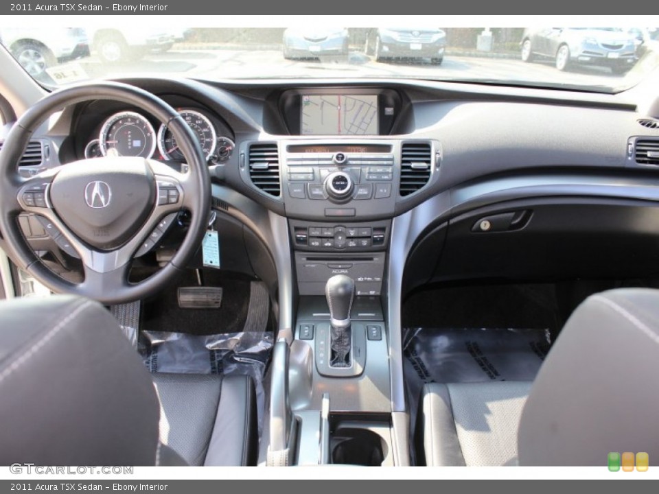 Ebony Interior Dashboard for the 2011 Acura TSX Sedan #62340554