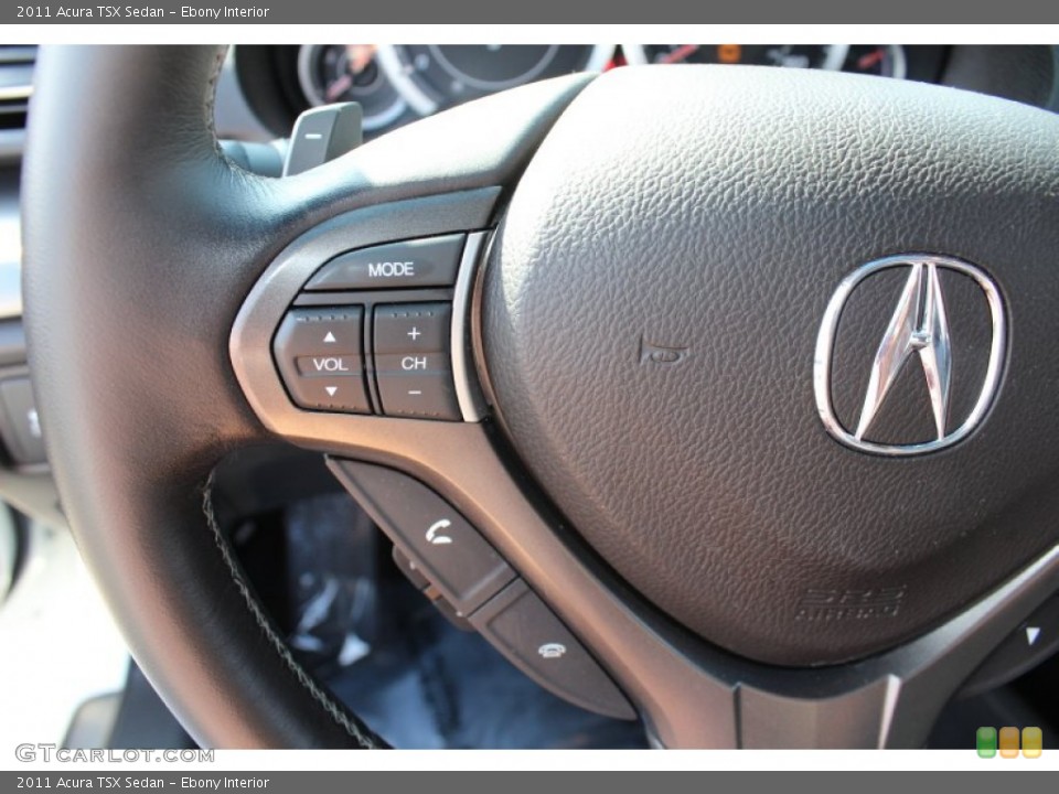 Ebony Interior Controls for the 2011 Acura TSX Sedan #62340571
