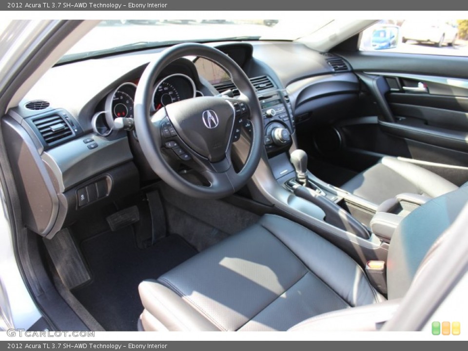 Ebony Interior Prime Interior for the 2012 Acura TL 3.7 SH-AWD Technology #62341085