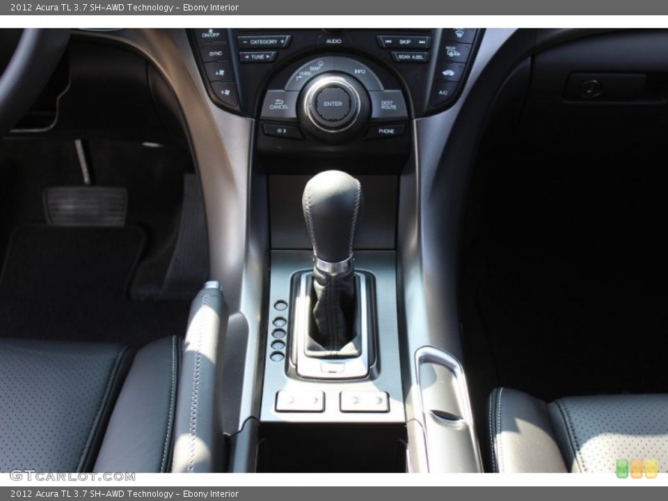 Ebony Interior Transmission for the 2012 Acura TL 3.7 SH-AWD Technology #62341166