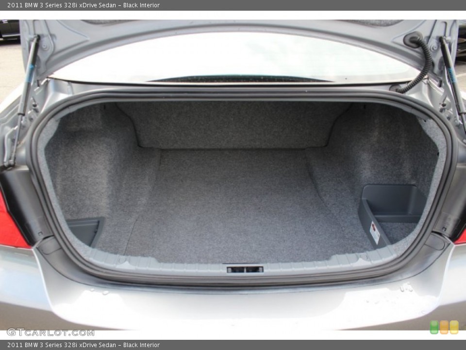 Black Interior Trunk for the 2011 BMW 3 Series 328i xDrive Sedan #62343833