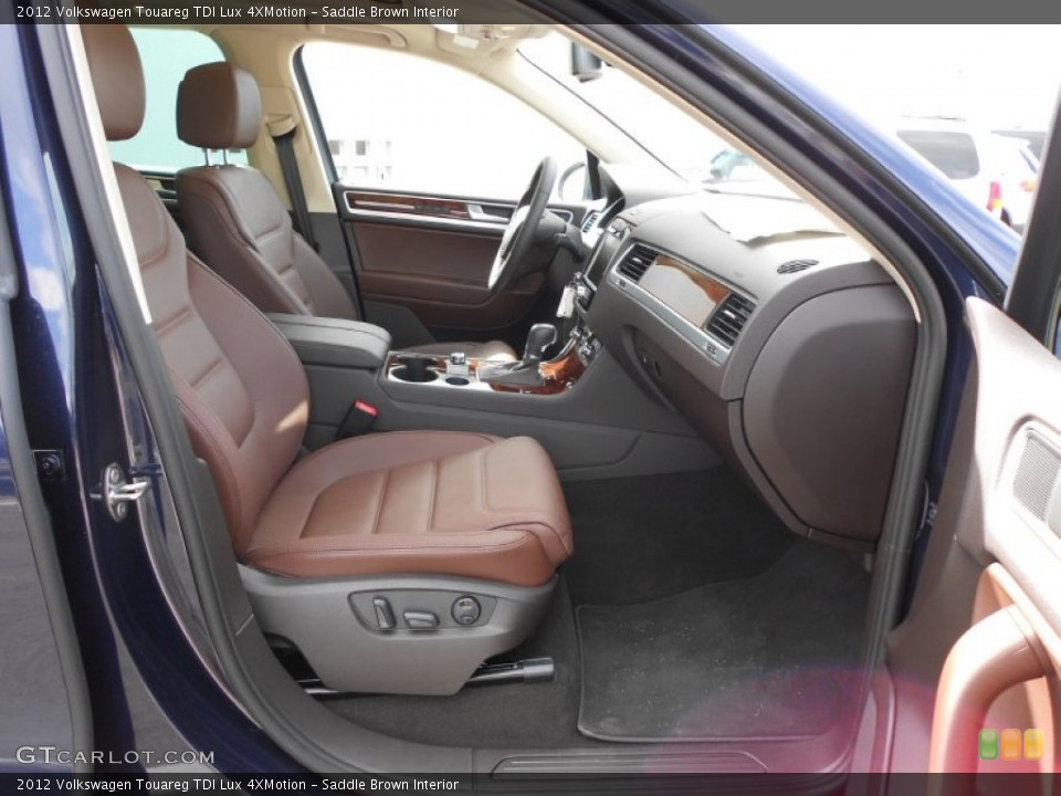 Saddle Brown Interior Photo for the 2012 Volkswagen Touareg TDI Lux 4XMotion #62345032