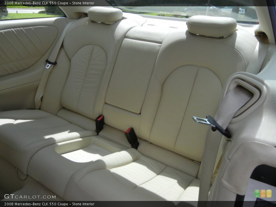 Stone Interior Rear Seat for the 2008 Mercedes-Benz CLK 550 Coupe #62346713