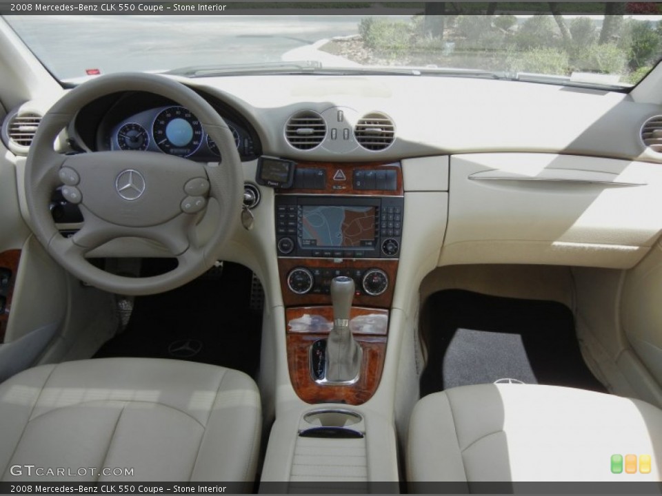 Stone Interior Dashboard for the 2008 Mercedes-Benz CLK 550 Coupe #62346754