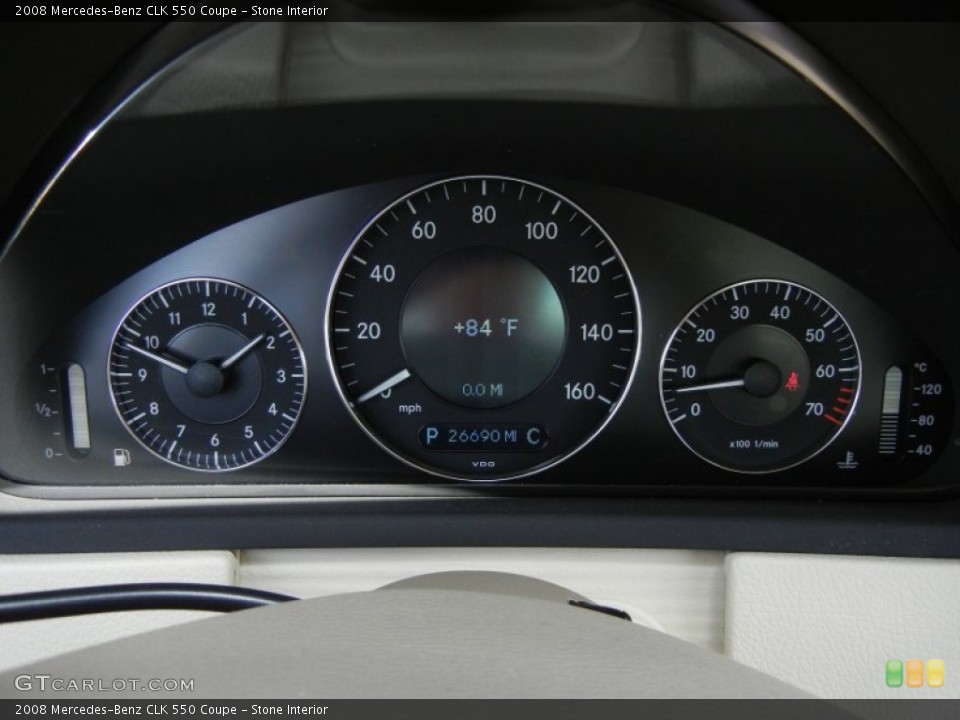Stone Interior Gauges for the 2008 Mercedes-Benz CLK 550 Coupe #62346770