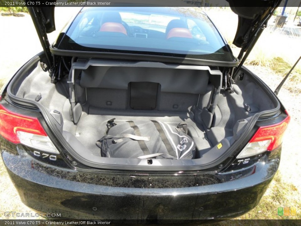 Cranberry Leather/Off Black Interior Trunk for the 2011 Volvo C70 T5 #62346909