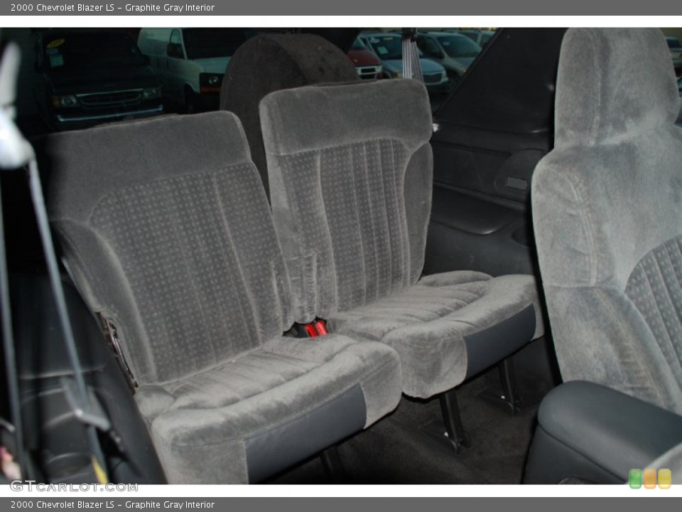 Graphite Gray Interior Rear Seat for the 2000 Chevrolet Blazer LS #62347547