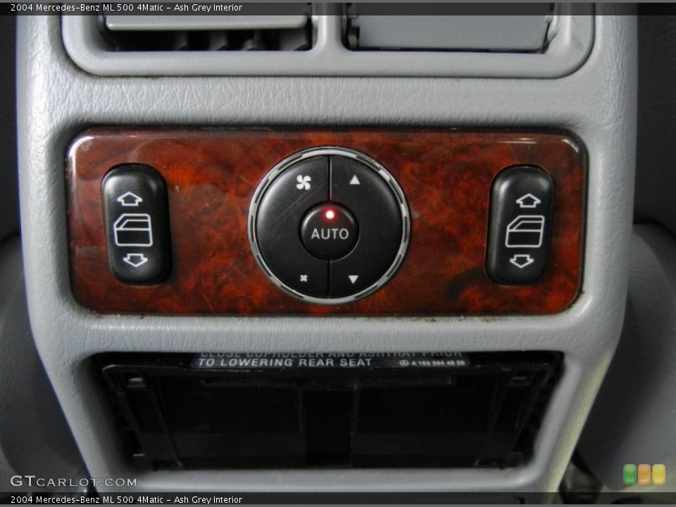 Ash Grey Interior Controls for the 2004 Mercedes-Benz ML 500 4Matic #62347811