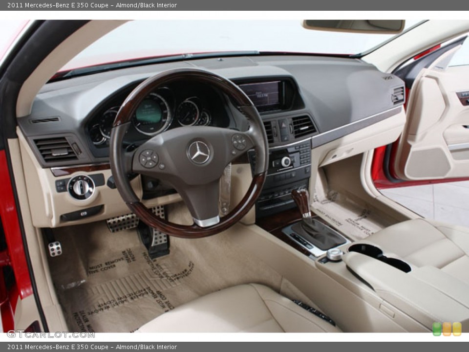 Almond/Black Interior Dashboard for the 2011 Mercedes-Benz E 350 Coupe #62348075