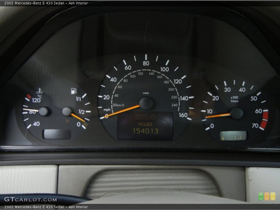Ash Interior Gauges for the 2002 Mercedes-Benz E 430 Sedan #62348135