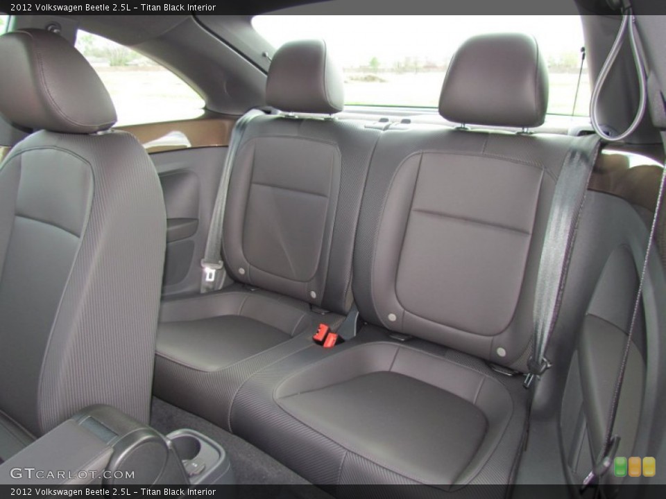 Titan Black Interior Rear Seat for the 2012 Volkswagen Beetle 2.5L #62349029