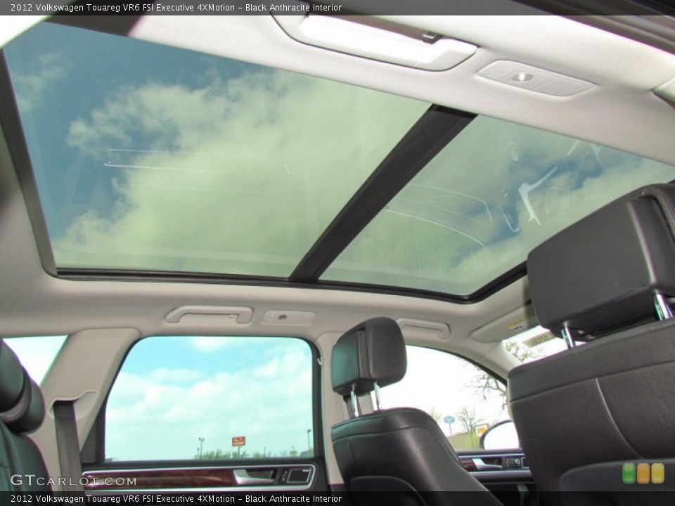 Black Anthracite Interior Sunroof for the 2012 Volkswagen Touareg VR6 FSI Executive 4XMotion #62349101