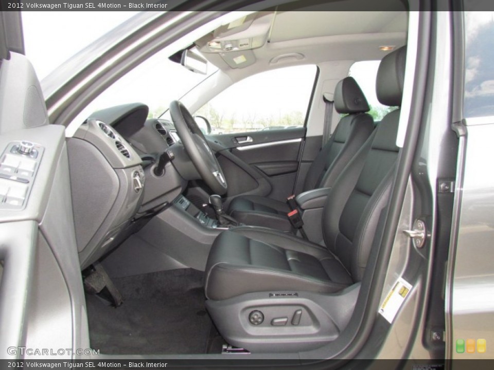 Black Interior Photo for the 2012 Volkswagen Tiguan SEL 4Motion #62349704