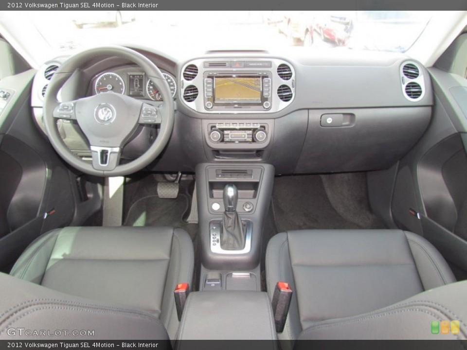 Black Interior Dashboard for the 2012 Volkswagen Tiguan SEL 4Motion #62349722