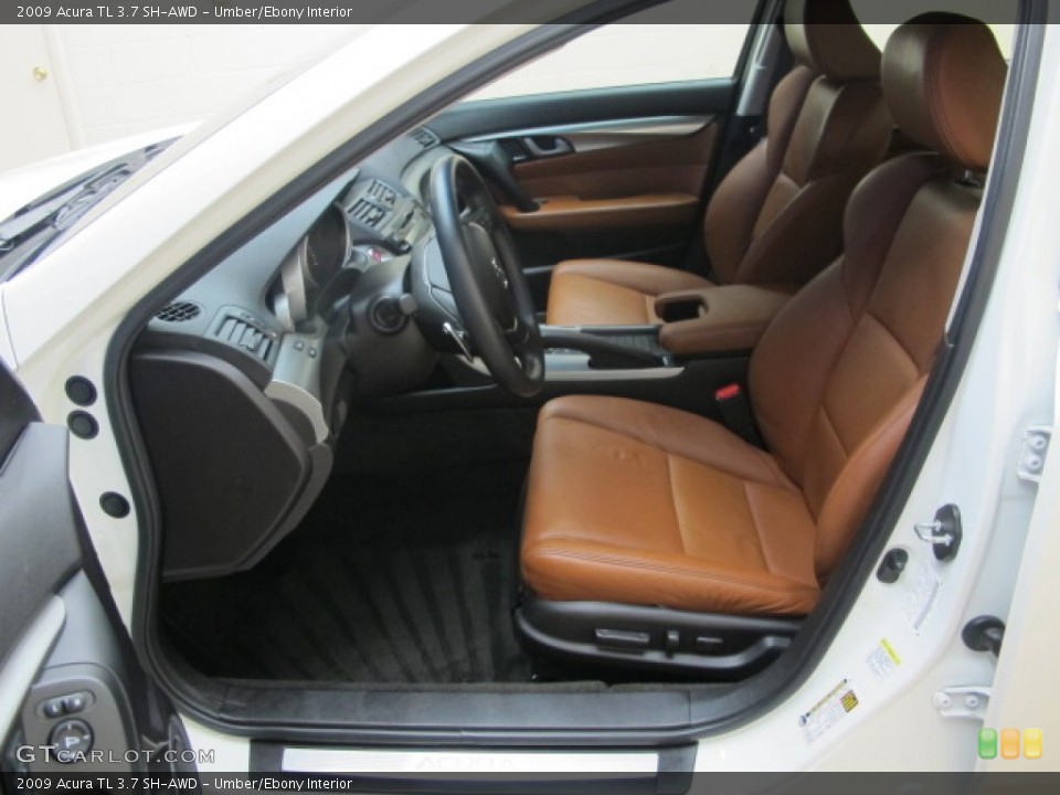 Umber/Ebony Interior Photo for the 2009 Acura TL 3.7 SH-AWD #62350832