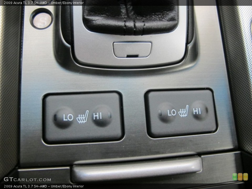 Umber/Ebony Interior Controls for the 2009 Acura TL 3.7 SH-AWD #62350994