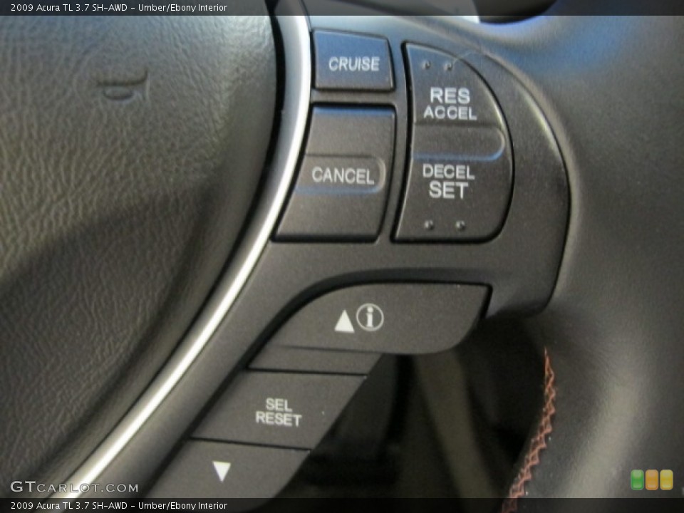 Umber/Ebony Interior Controls for the 2009 Acura TL 3.7 SH-AWD #62351039