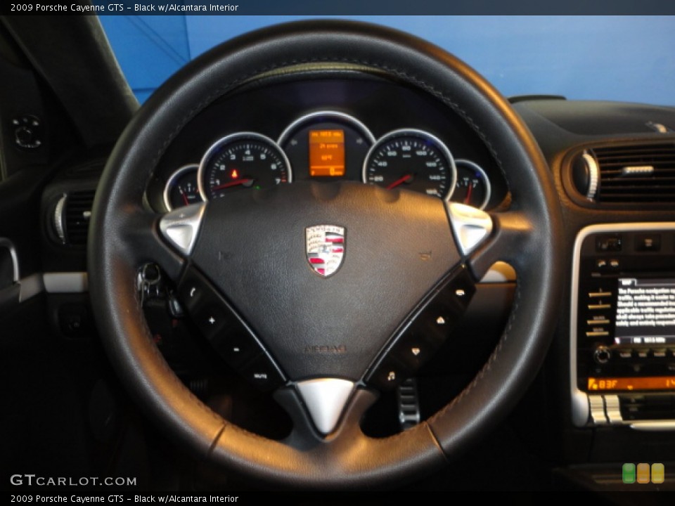 Black w/Alcantara Interior Steering Wheel for the 2009 Porsche Cayenne GTS #62351222