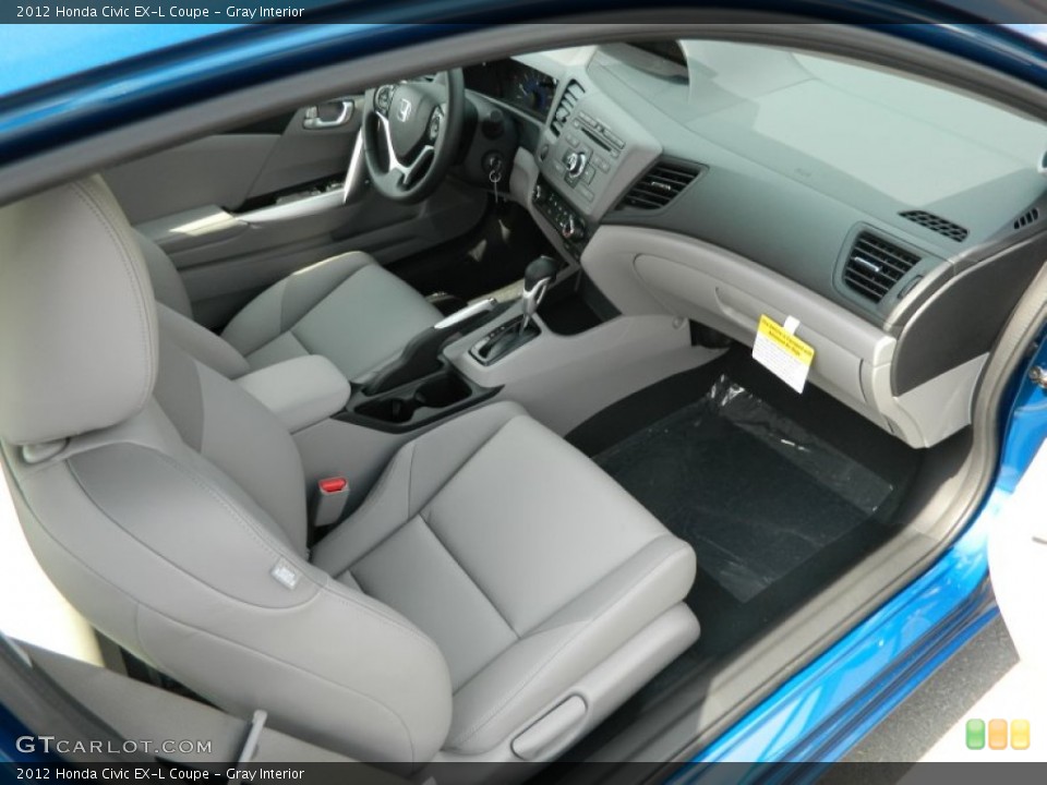 Gray Interior Photo for the 2012 Honda Civic EX-L Coupe #62352116
