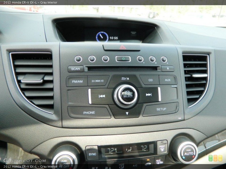 Gray Interior Controls for the 2012 Honda CR-V EX-L #62352341