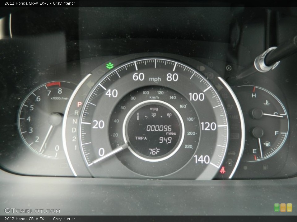 Gray Interior Gauges for the 2012 Honda CR-V EX-L #62352380