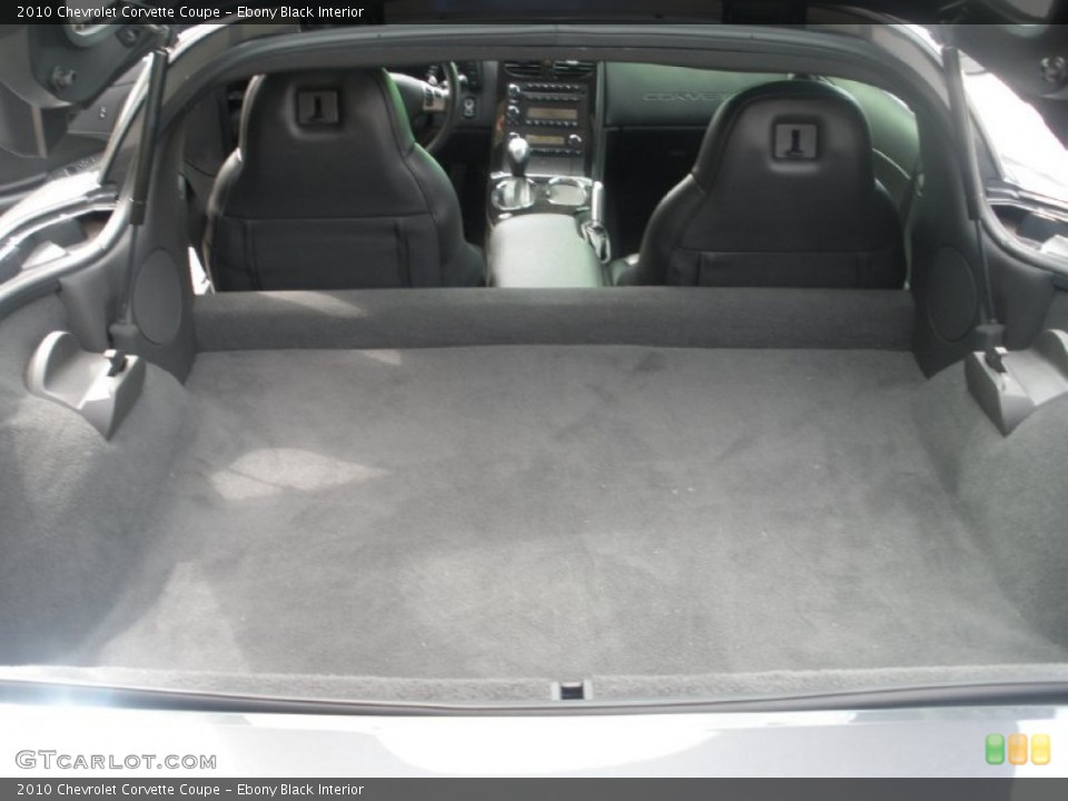Ebony Black Interior Trunk for the 2010 Chevrolet Corvette Coupe #62353307