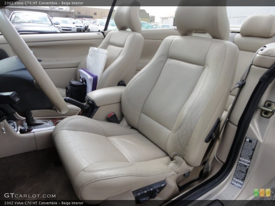 Beige Interior Front Seat for the 2002 Volvo C70 HT Convertible #62354380