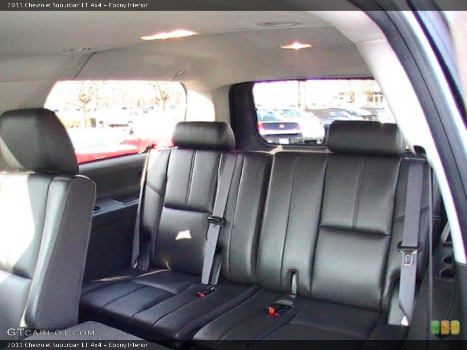 Ebony Interior Rear Seat for the 2011 Chevrolet Suburban LT 4x4 #62357754