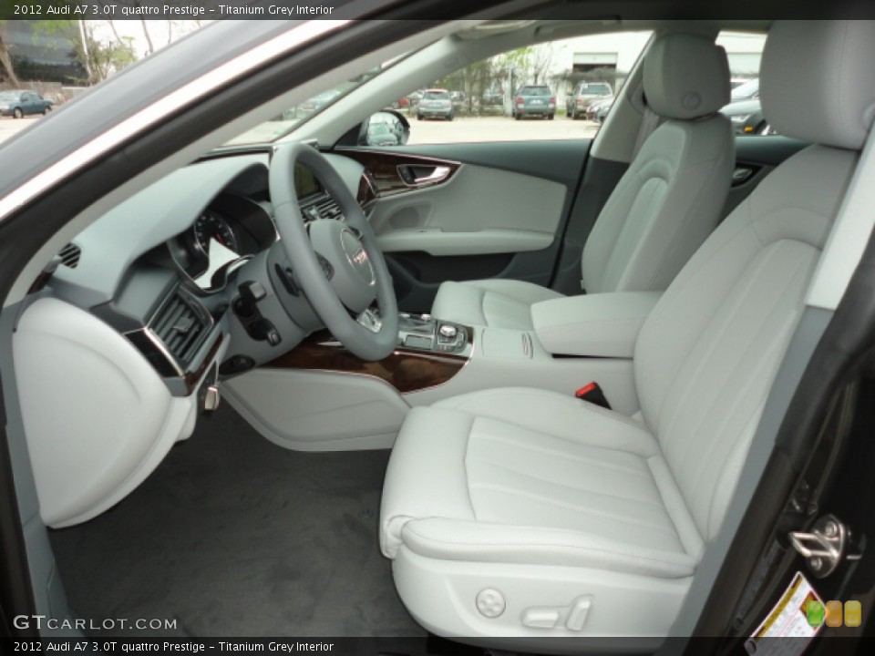 Titanium Grey Interior Photo for the 2012 Audi A7 3.0T quattro Prestige #62360693