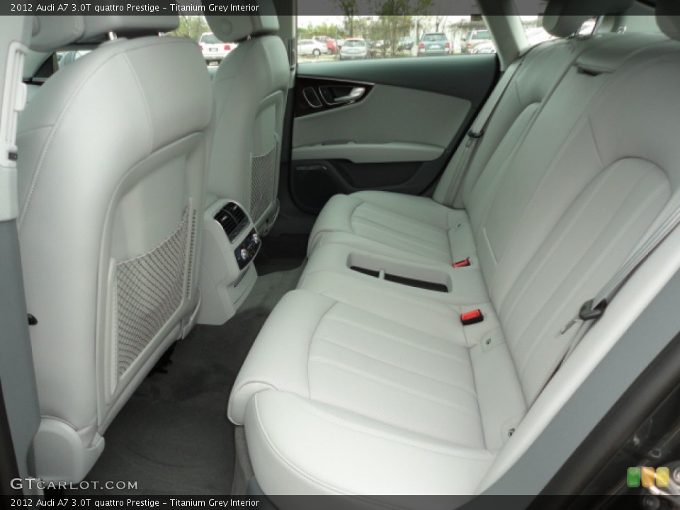 Titanium Grey Interior Rear Seat for the 2012 Audi A7 3.0T quattro Prestige #62360700