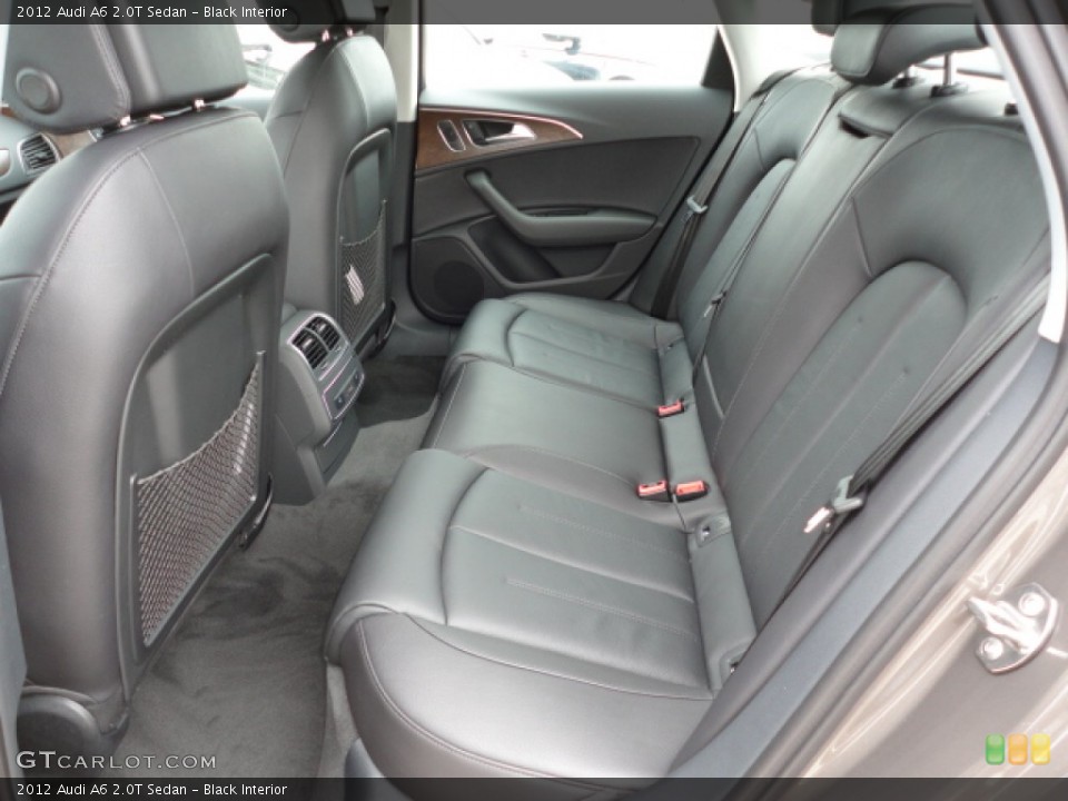 Black Interior Rear Seat for the 2012 Audi A6 2.0T Sedan #62360763