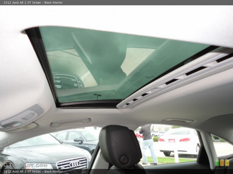 Black Interior Sunroof for the 2012 Audi A6 2.0T Sedan #62360781