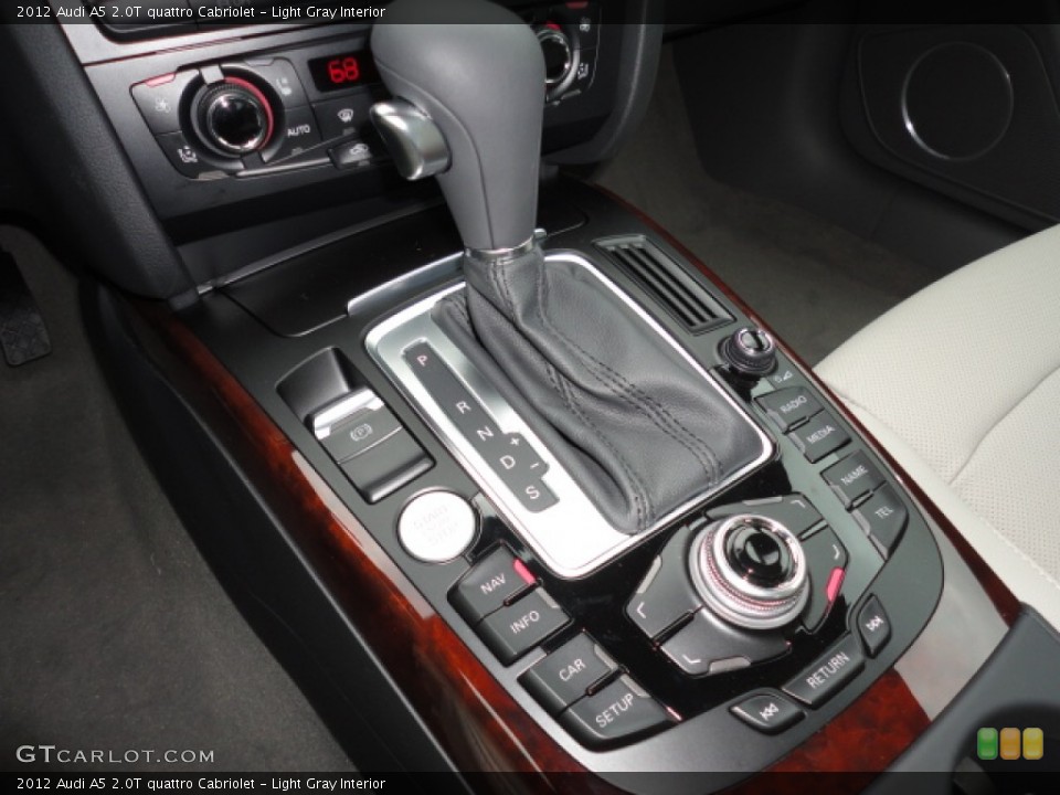 Light Gray Interior Transmission for the 2012 Audi A5 2.0T quattro Cabriolet #62361102
