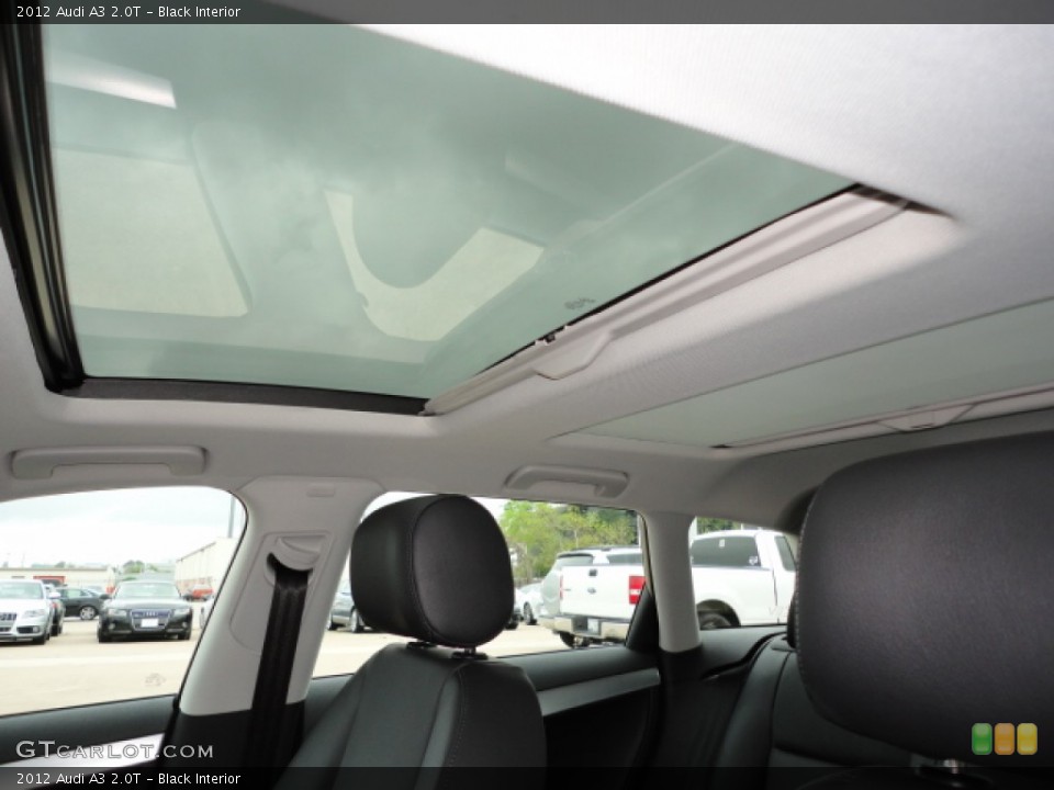 Black Interior Sunroof for the 2012 Audi A3 2.0T #62361190