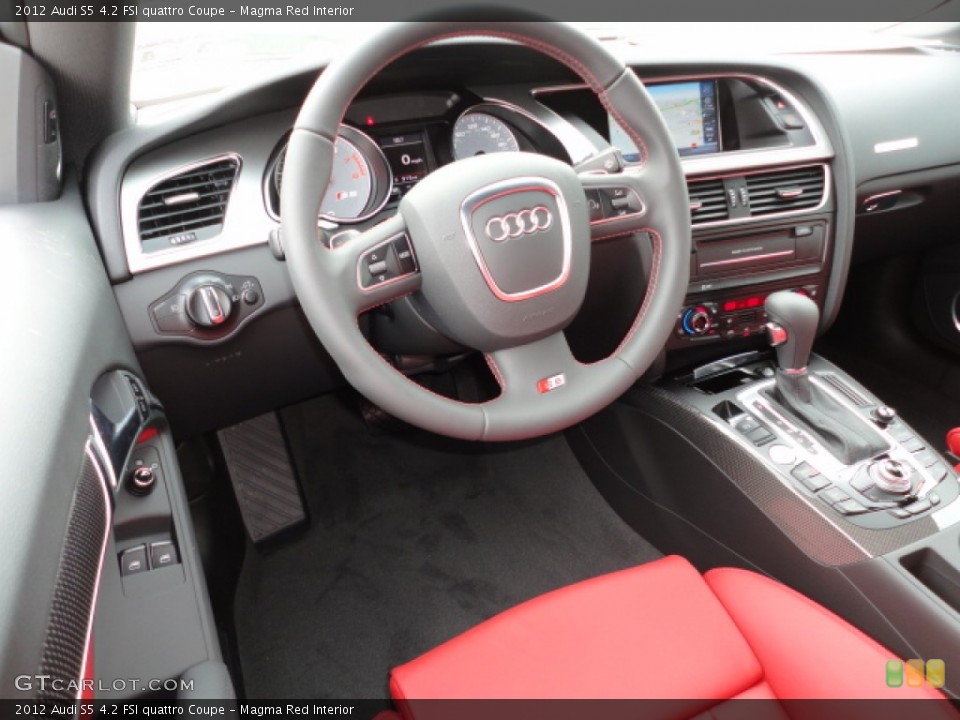 Magma Red Interior Dashboard for the 2012 Audi S5 4.2 FSI quattro Coupe #62361435