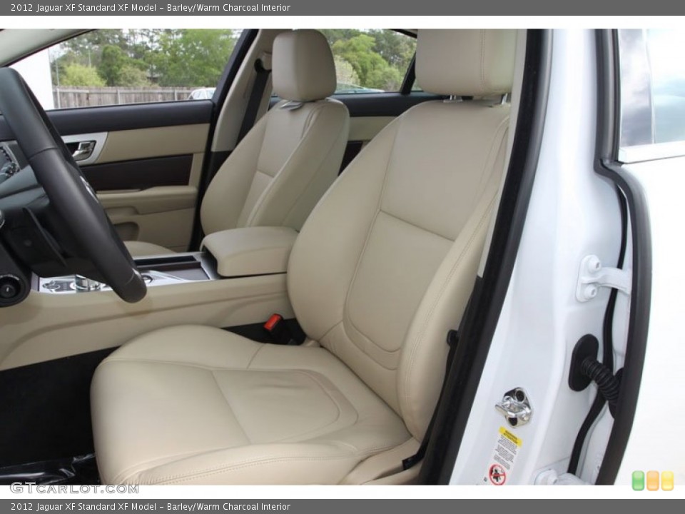 Barley/Warm Charcoal Interior Front Seat for the 2012 Jaguar XF  #62361501