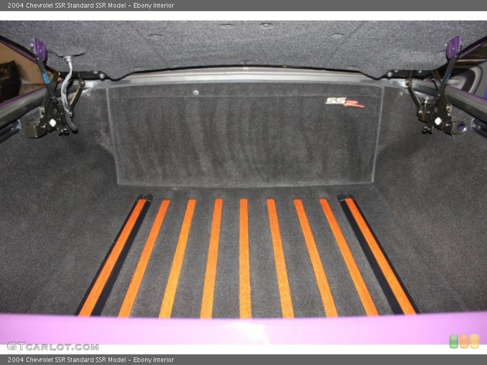 Ebony Interior Trunk for the 2004 Chevrolet SSR  #62362206
