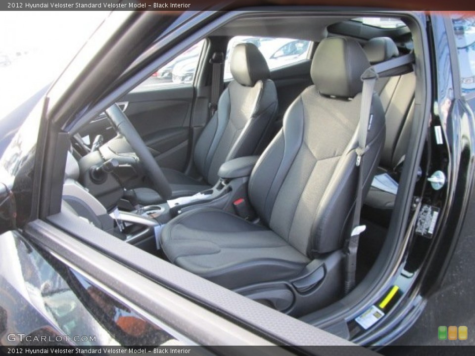 Black Interior Photo for the 2012 Hyundai Veloster  #62363538