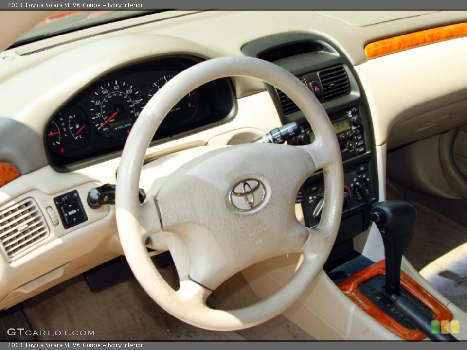 Ivory Interior Photo for the 2003 Toyota Solara SE V6 Coupe #62365611