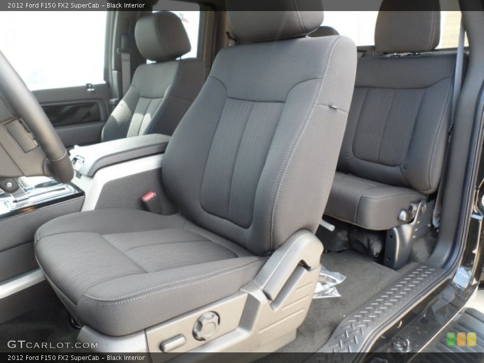 Black Interior Photo for the 2012 Ford F150 FX2 SuperCab #62367606
