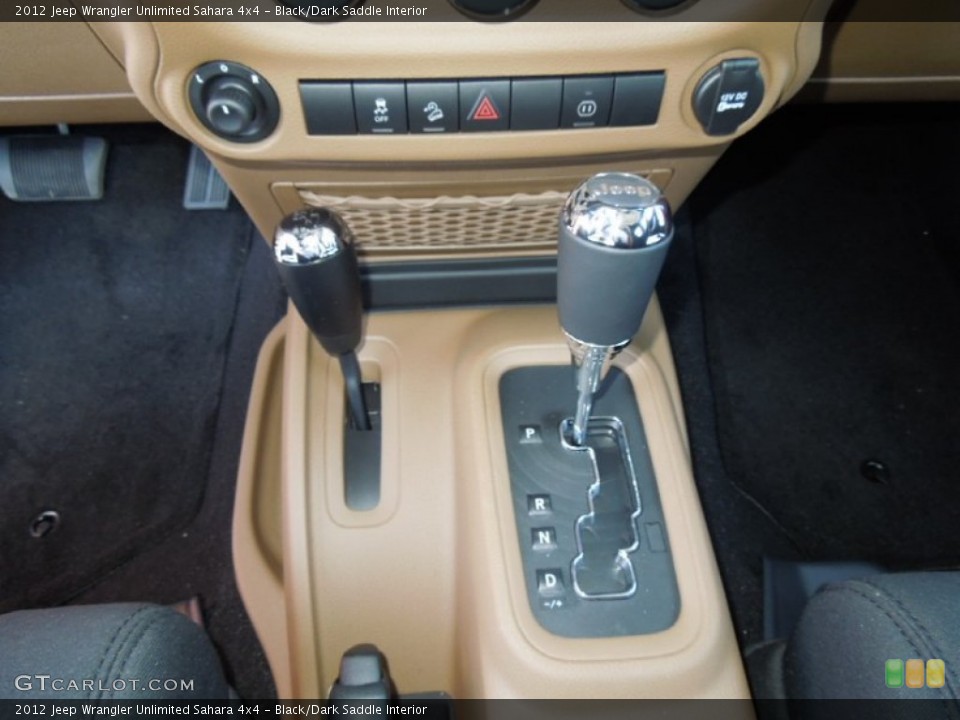 Black/Dark Saddle Interior Transmission for the 2012 Jeep Wrangler Unlimited Sahara 4x4 #62367927