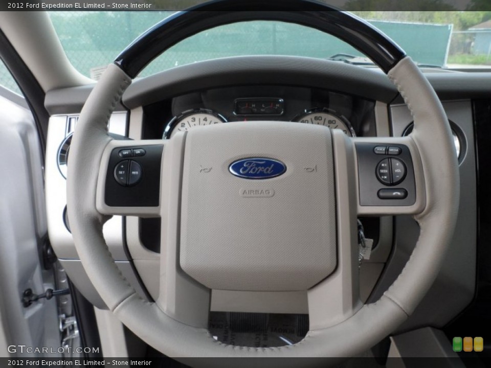 Stone Interior Steering Wheel for the 2012 Ford Expedition EL Limited #62368671