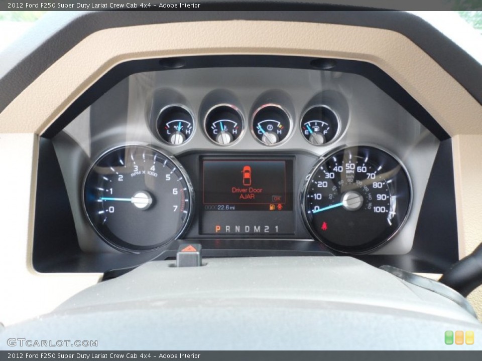 Adobe Interior Gauges for the 2012 Ford F250 Super Duty Lariat Crew Cab 4x4 #62369418