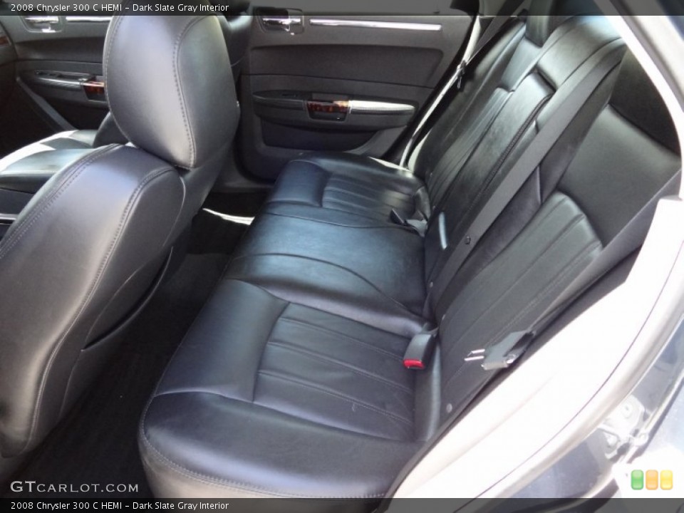Dark Slate Gray Interior Rear Seat for the 2008 Chrysler 300 C HEMI #62372307