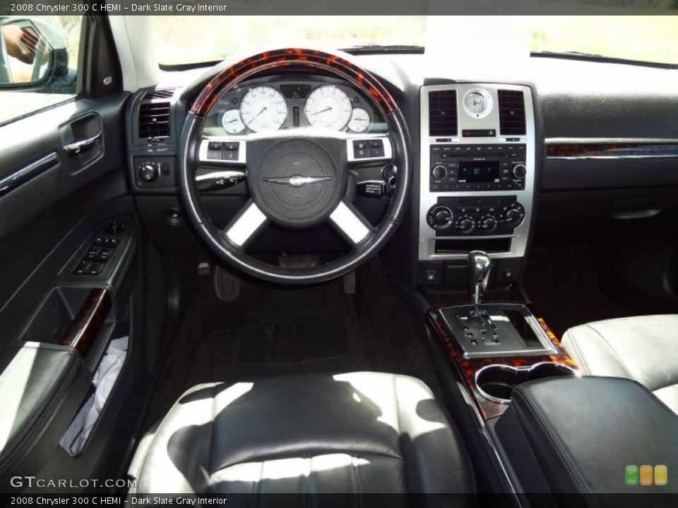 Dark Slate Gray Interior Dashboard for the 2008 Chrysler 300 C HEMI #62372313
