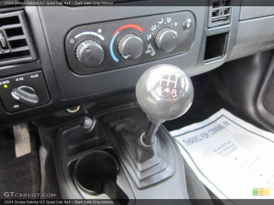 Dark Slate Gray Interior Transmission for the 2004 Dodge Dakota SLT Quad Cab 4x4 #62372463