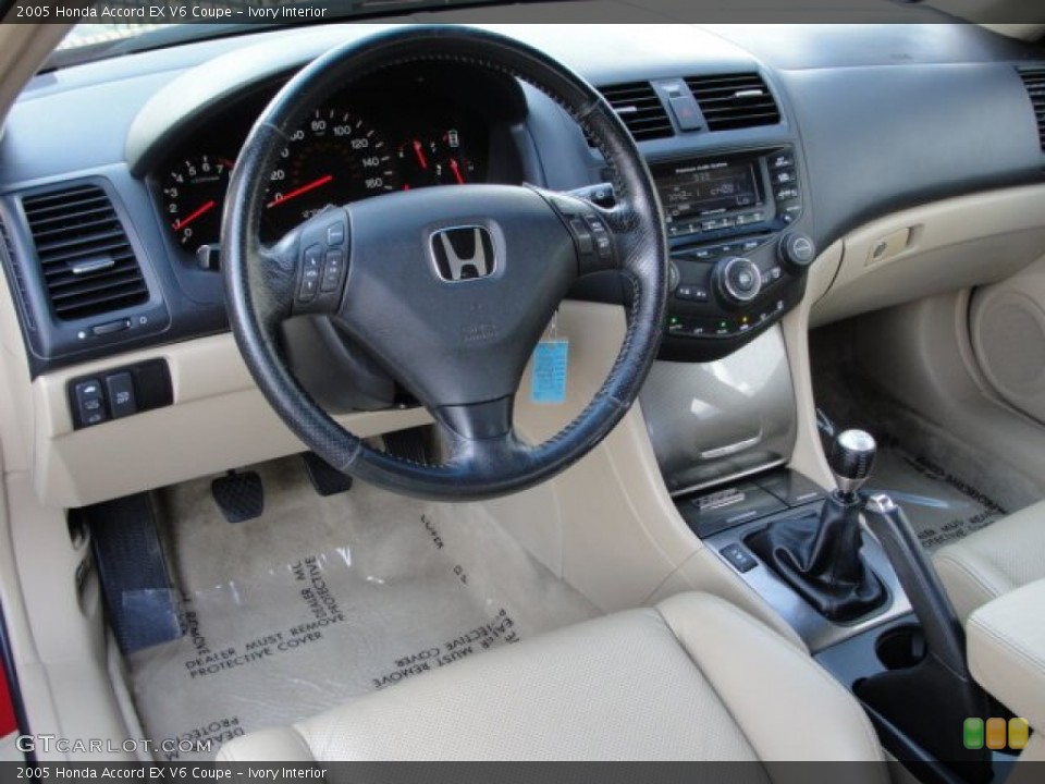 Ivory Interior Prime Interior for the 2005 Honda Accord EX V6 Coupe #62373168
