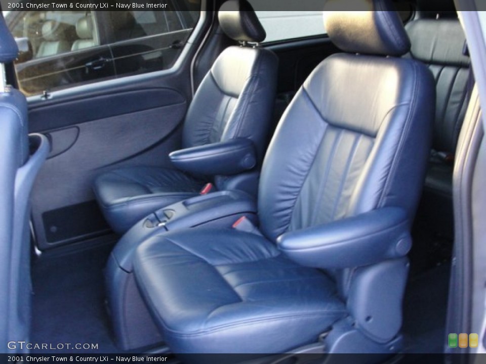 Navy Blue Interior Rear Seat for the 2001 Chrysler Town & Country LXi #62373522