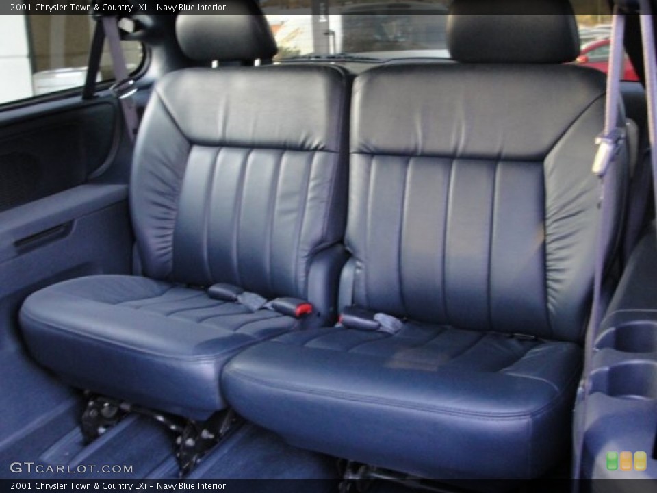 Navy Blue Interior Rear Seat for the 2001 Chrysler Town & Country LXi #62373528