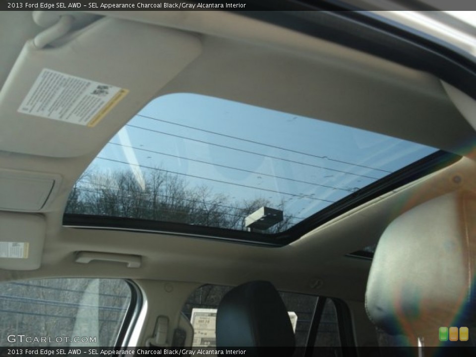 SEL Appearance Charcoal Black/Gray Alcantara Interior Sunroof for the 2013 Ford Edge SEL AWD #62375754